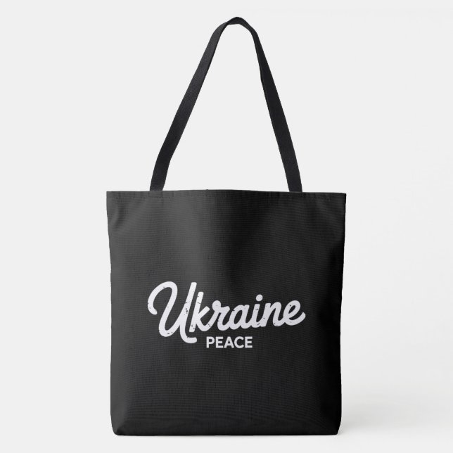 Bolso De Tela Ukraine Peace (Anverso)