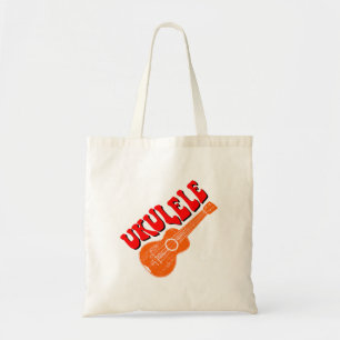 Bolso De Tela Ukulele Groovy Text Art