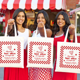 Bolso De Tela Última bandera de banner de fiesta de despedida de