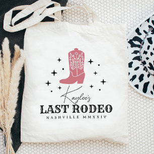 Bolso De Tela Última fiesta de soltera vaquera Rodeo