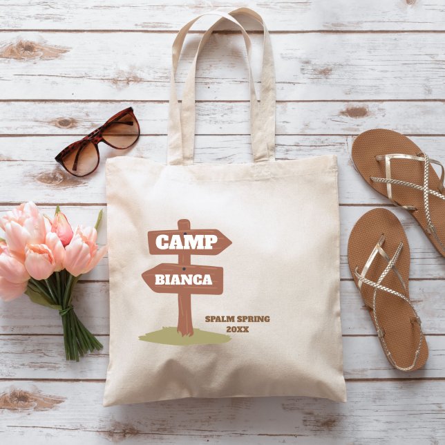 Bolso De Tela Última pista antes del velo Camping Bachelorette (Subido por el creador)