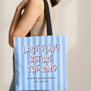 Bolso De Tela Última Vuelta Antes De La Bachelorette De Anillo
