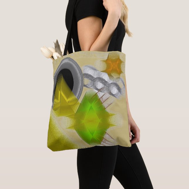 Bolso De Tela "Ultimate in Contemporary" Shoulder Tote Bag (Detalle)