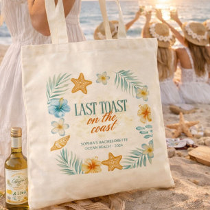 Bolso De Tela Último brindis en la costa para soltera de playa p