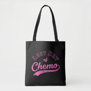 Bolso De Tela Último Día De Chemo - Luchador Rosa Contra El Cánc