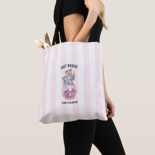 Bolso De Tela Último Rodeo Disco Vaquera Novia Tribu