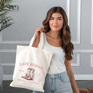 Bolso De Tela Último Rodeo Occidental Coquette botas Bachelorett