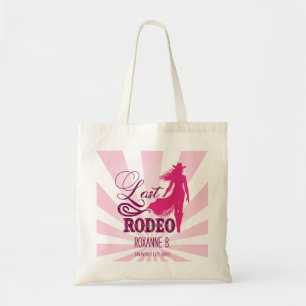 Bolso De Tela Último Rodeo Rosa Vaca Roja Nash Bash Despedida de