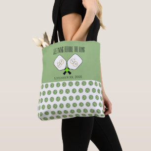 Bolso De Tela Último swing antes de la boda del pickleball de la