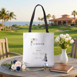 Bolso De Tela Último swing antes de la novia de golf del anillo