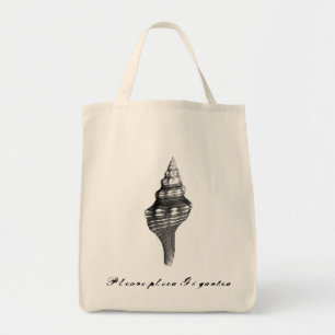 Bolso De Tela Ultramarinos de la concha del caballo/tote de la