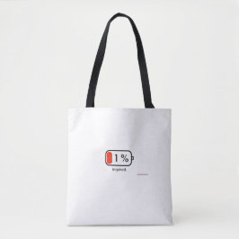 Bolso De Tela Un 1% inspirado - Tote