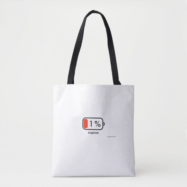 Bolso De Tela Un 1% inspirado - Tote (Anverso)