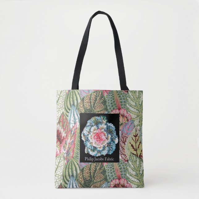 Bolso De Tela Un alegre Philip Jacobs Fabric Coleus Tote Bag (Anverso)