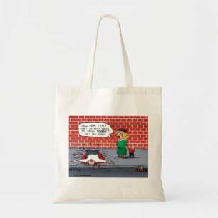 Bolso De Tela Un ángel no consigue sus alas en Navidad