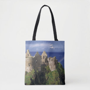 Bolso De Tela Un arcoíris golpea el castillo medieval de Dunluce