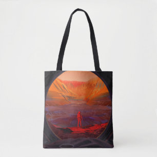 Bolso De Tela Un Astronauta En Marte