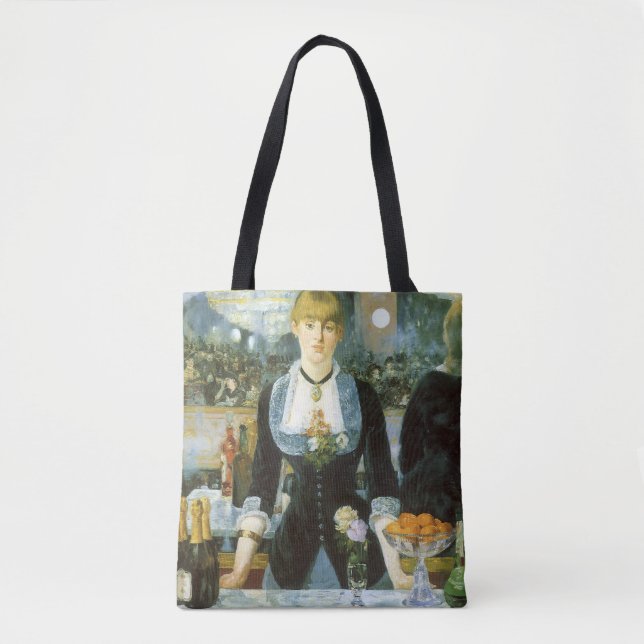 Bolso De Tela Un bar en el Folies Bergere de Edouard Manet (Anverso)