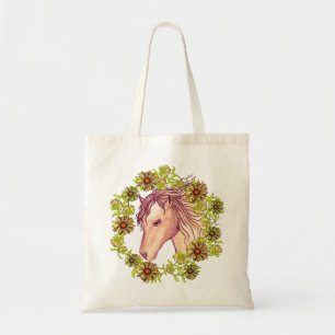 Bolso De Tela Un caballo de margarita amarilla
