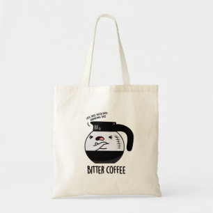 Bolso De Tela Un café amargo y divertido bollo de comida