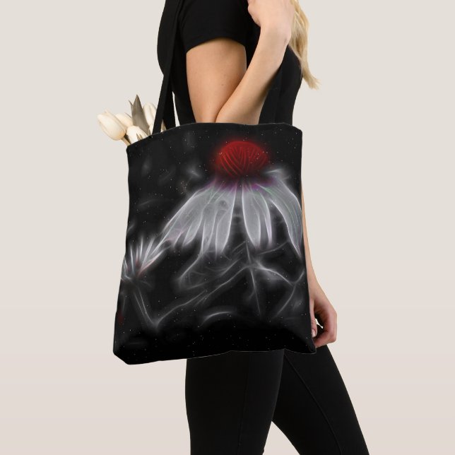 Bolso De Tela Un canto de flores silvestres (Detalle)