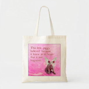 Bolso De Tela Un cerdo creído