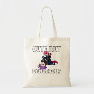 Bolso De Tela Un Chica 440 de Jiu Jitsu Unicornio lindo pero pel