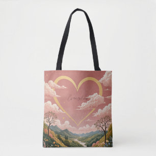 Bolso De Tela Un Chica con una mirada sentida y personalizada