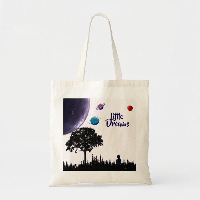 Bolso De Tela Un Cielo Lleno de Pequeños Sueños (Frente)