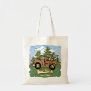 Bolso De Tela Un clásico camión de remolque antiguo