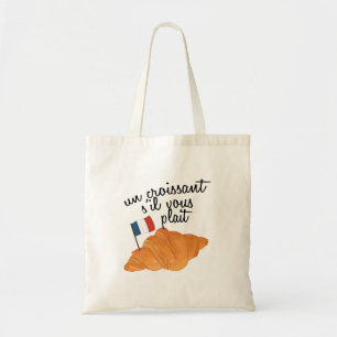 Bolso De Tela Un Croissant S'il Vous Plait - Comida francesa