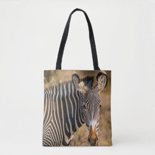 BOLSO DE TELA UN CURIOSO ZEBRA EN LA RESERVA NACIONAL DE SAMBURU