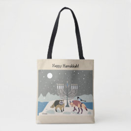 Bolso De Tela Un desierto feliz tote Hanukkah