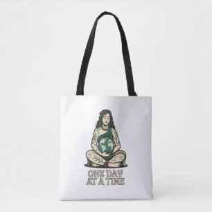 Bolso De Tela Un Día a la Vez (Gaia) - 