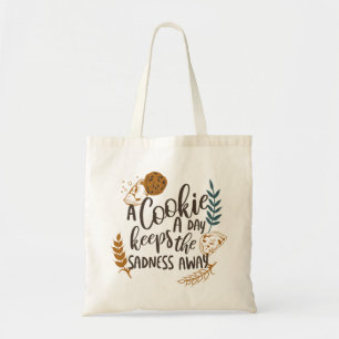 Bolso De Tela Un día de cookie mantiene la tristeza lejos del bl