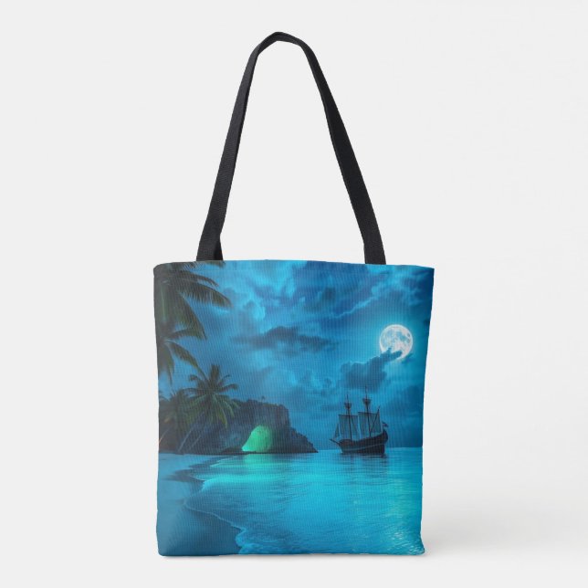 Bolso De Tela Un día en algún lugar del futuro y la ensenada de  (Reverso)