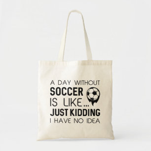Bolso De Tela Un día sin fútbol
