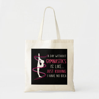 Bolso De Tela Un día sin gimnasta divertida