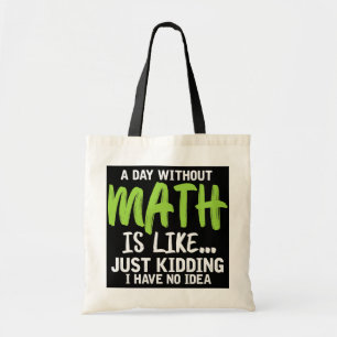 Bolso De Tela Un día sin matemáticas, estudiante de Maestra di