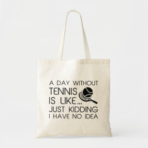 Bolso De Tela Un día sin tenis