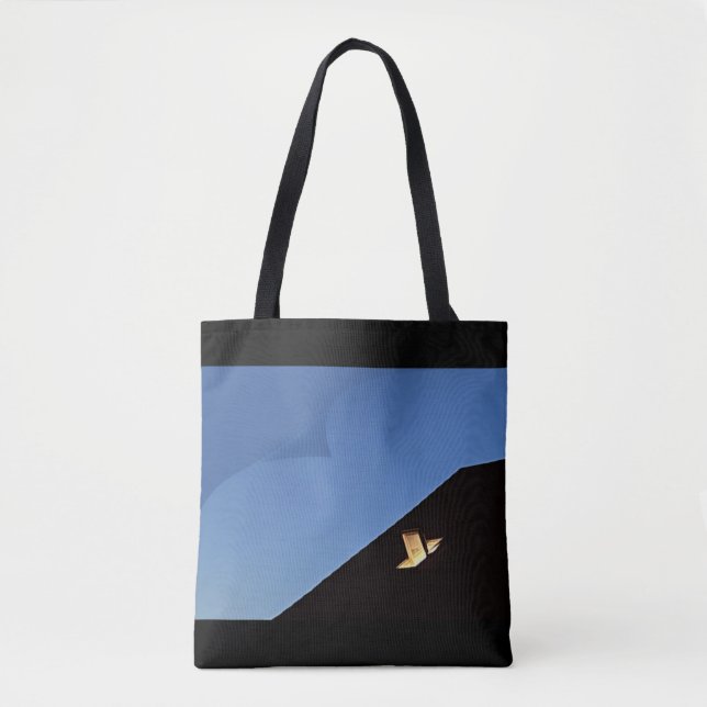 Bolso De Tela Un día termina (Anverso)