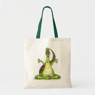 Bolso De Tela Un Dinosaurio Iguanodon Personalizado Haciendo Yog