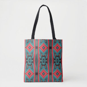 Bolso De Tela Un diseño clásico de múltiples colores vibrante y 