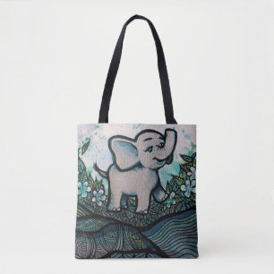 Bolso De Tela Un elefante pequeño