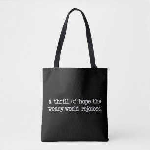 Bolso De Tela Un estremecimiento de esperanza, el mundo cansado
