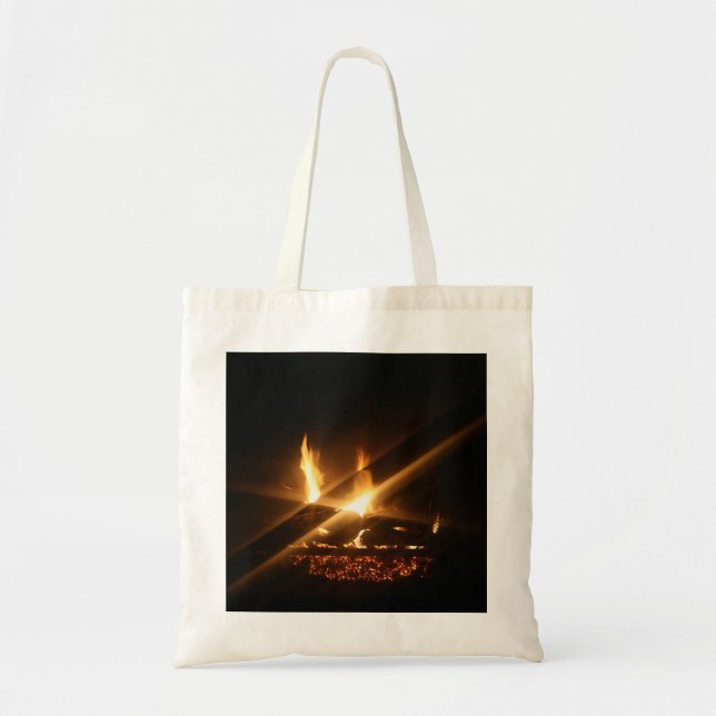 Bolso De Tela Un fuego acogedor (Frente)