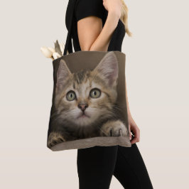 Bolso De Tela Un gatito muy dulce del Tabby