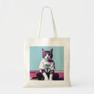 Bolso De Tela Un gato chillin'