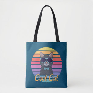 Bolso De Tela Un gato Guay