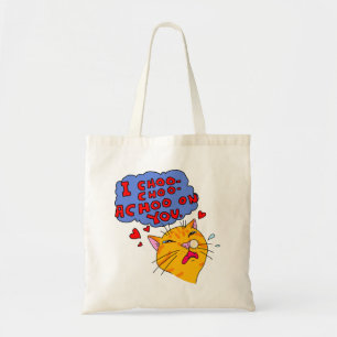 Bolso De Tela Un gato Naranja gracioso que ama el estilo Persona